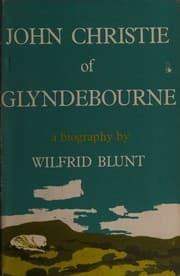 Tapa de John Christie of Glyndebourne