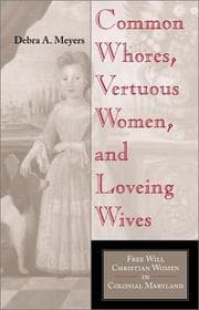 Tapa de Common whores, vertuous women, and loveing wives
