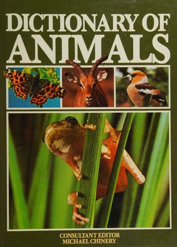Tapa de Dictionary of animals
