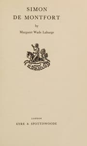 Tapa de Simon de Montfort