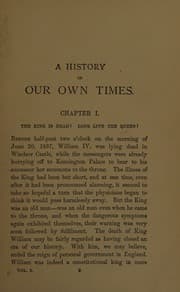 Tapa de A history of our own times ...