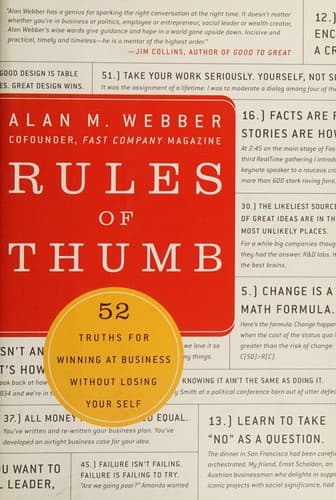 Tapa de Rules of Thumb