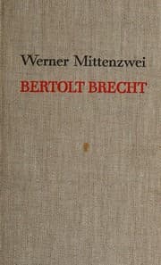 Tapa de Bertolt Brecht.