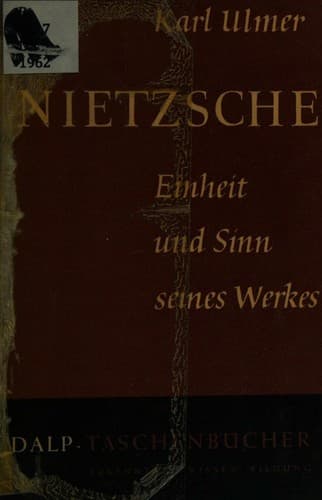 Tapa de Nietzsche