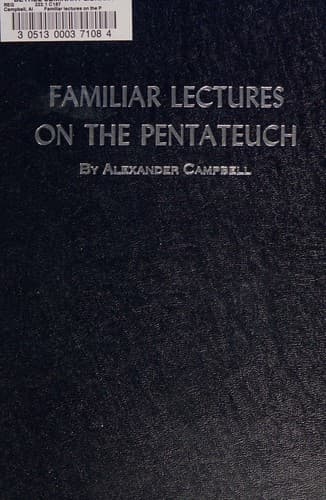 Tapa de Familiar lectures on the Pentateuch;