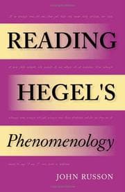 Tapa de Reading Hegel's Phenomenology