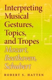 Tapa de Interpreting Musical Gestures, Topics, And Tropes