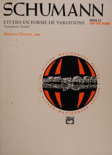 Tapa de Etudes en Forme de Variations