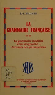 Tapa de La Grammaire Francaise
