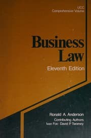 Tapa de Business Law Eleventh Edition