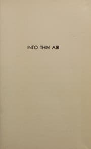 Tapa de Into thin air