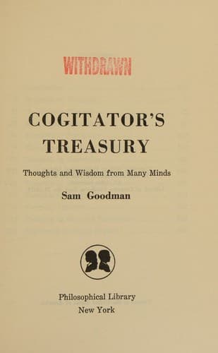 Tapa de Cogitators Treasury