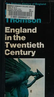 Tapa de England in the Twentieth Century 1914-79 Second Edition by Geoffrey Warner With Additional Material by Geoffrey Warner