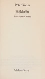 Tapa de Holderlin