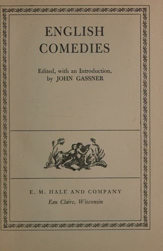 Tapa de English comedies