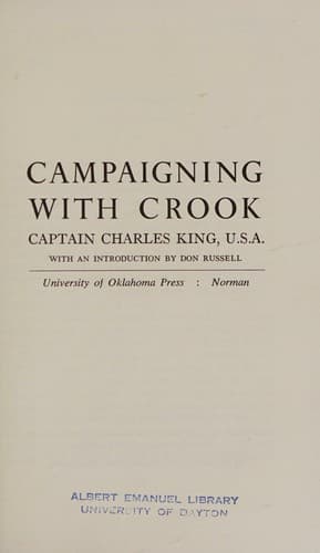 Tapa de Campaigning with Crook index