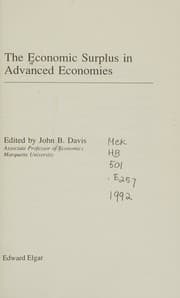 Tapa de The Economic surplus in advanced economies