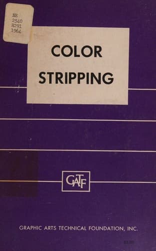 Tapa de Color Stripping