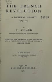 Tapa de The French Revolution;