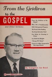 Tapa de From the gridiron to the gospel and other sermons