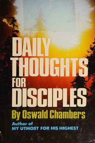 Tapa de Daily thoughts for disciples