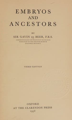 Tapa de Embryos and Ancestors Revised Edition