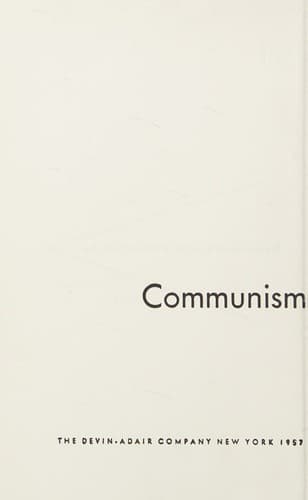 Tapa de Communism and Christianity