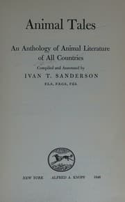 Tapa de Animal Tales an Anthology of Animal Lit