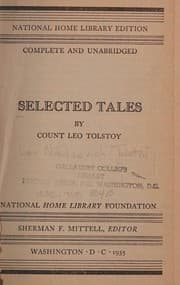 Tapa de Selected Tales