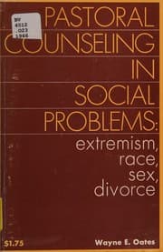 Tapa de Pastoral counseling in social problems