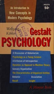 Tapa de Gestalt Psychology