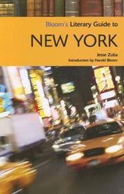 Tapa de Bloom's Literary Guide To New York