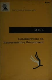 Tapa de Utilitarianism, on Liberty, and Considerations on Representative Government