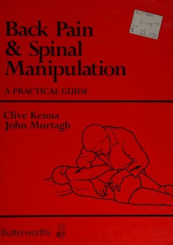 Tapa de Back pain and spinal manipulation