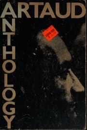 Tapa de Antonin Artaud anthology,