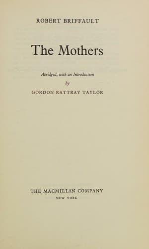 Tapa de The mothers