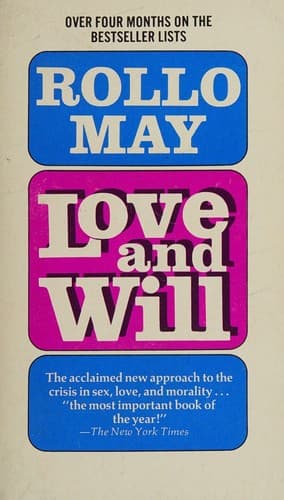 Tapa de LOVE AND WILL BY ROLLO MAY