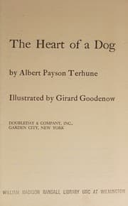 Tapa de The heart of a dog