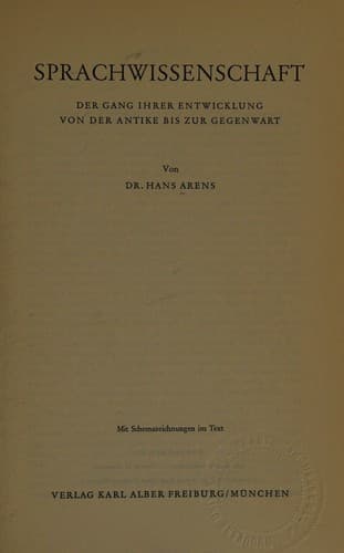 Tapa de Sprachwissenschaft