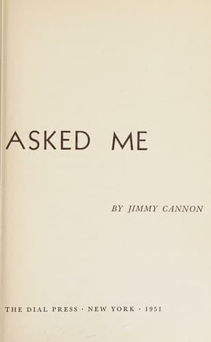 Tapa de Nobody asked me