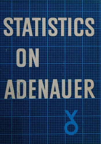 Tapa de Statistics on Adenauer;