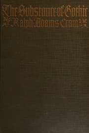 Tapa de The substance of Gothic;