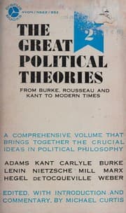Tapa de The great political theories (Avon Library)