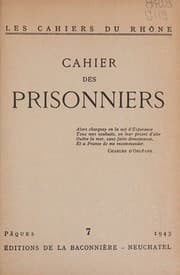 Tapa de Cahier des prisonniers