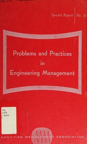 Tapa de Problems and Practices in Engineering Management