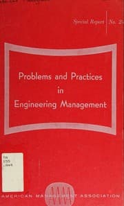 Tapa de Problems and Practices in Engineering Management