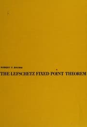 Tapa de The Lefschetz fixed point theorem
