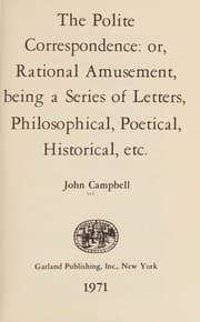 Tapa de The polite correspondence