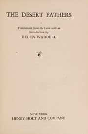 Tapa de the desert fathers