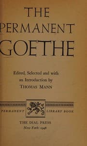 Tapa de the permanent goethe